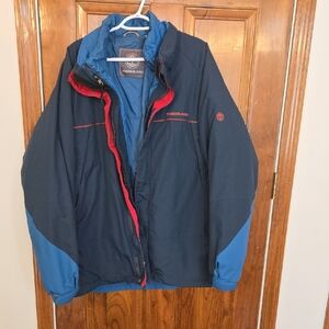 Timberland 2 In 1 Vintage Men's Jacket Sz Xl